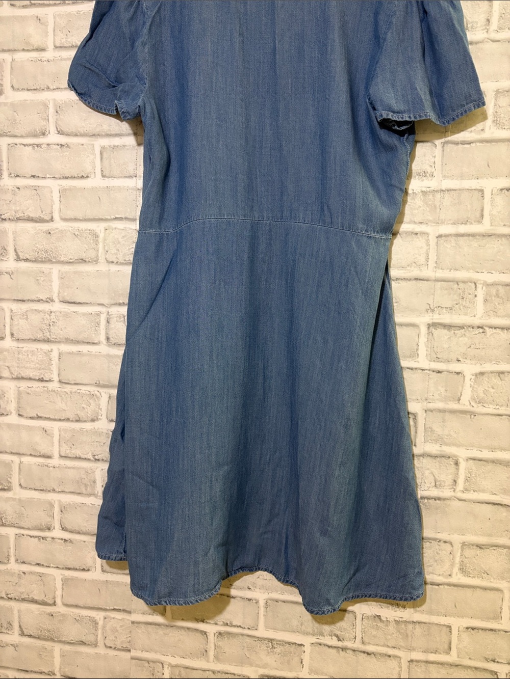 Levi's Light Blue Denim Drawstring Dress, size large - Picture 9 of 10